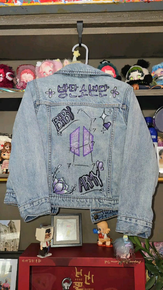 BABY ARMY CUSTOM DENIM JACKET- OT7 EXCLUSIVE!